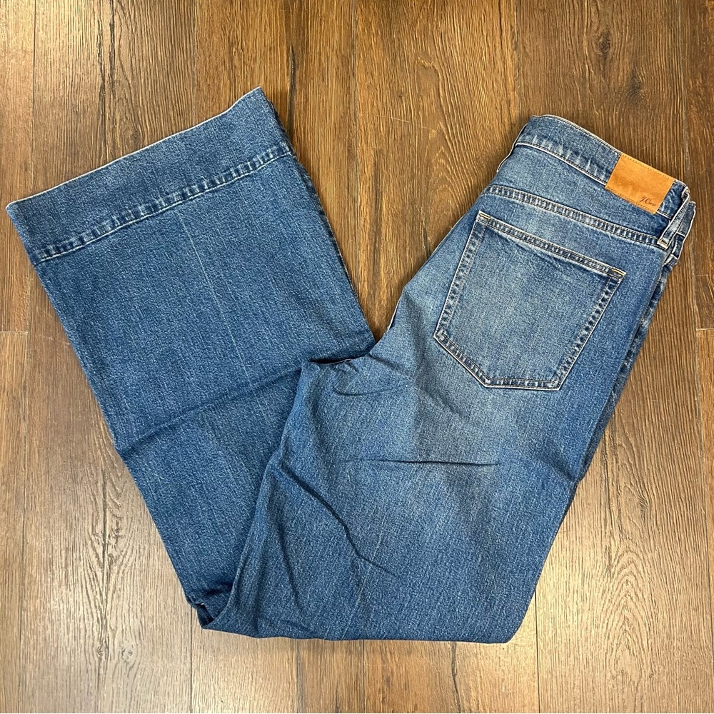 J. Crew Wide Leg Trouser 32/14 Tall